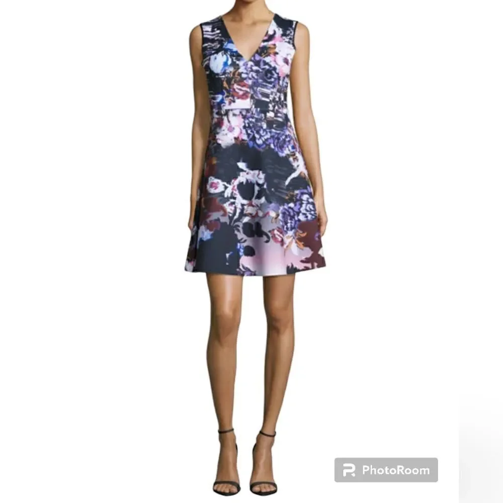 Clover Canyon Multicolor Floral Midi Dress Womens Medium